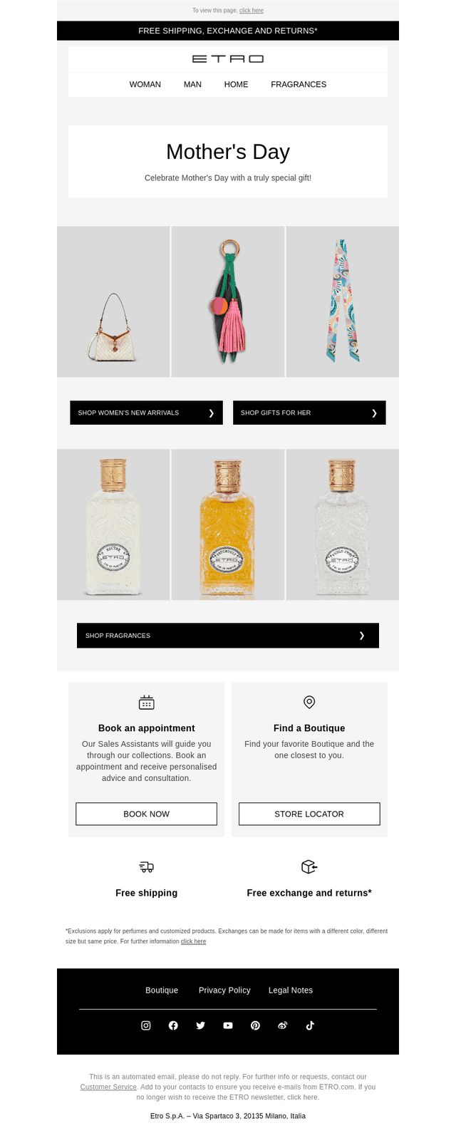ETRO email from Tue, Apr 29, 2025
