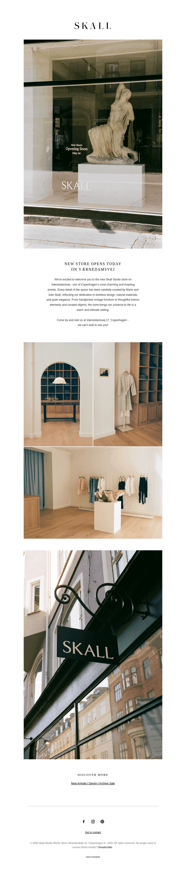 New Store Opens Today on Værnedamsvej
