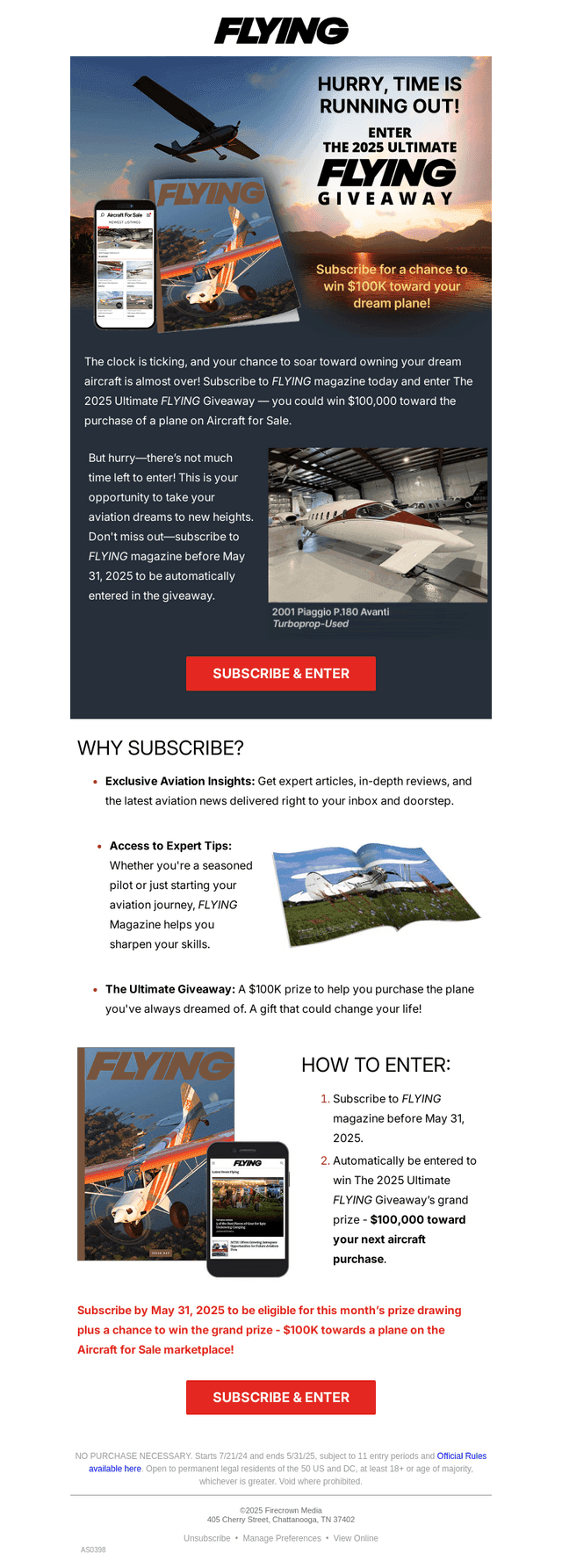 Flying Magazine email from Thu, May 1, 2025
