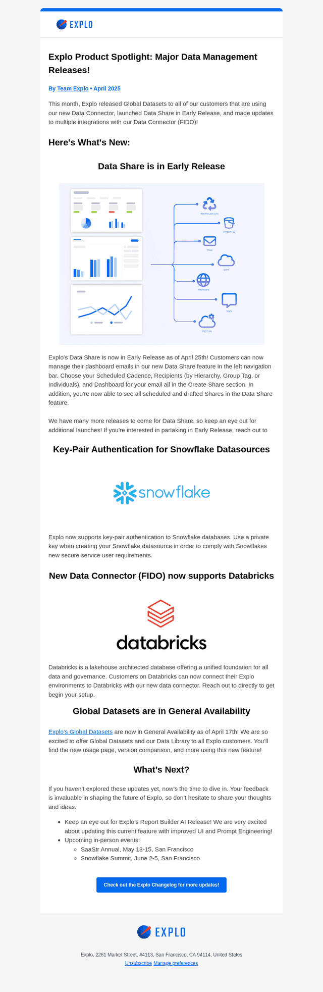 April Product Spotlight: Data Management and Datasource updates!