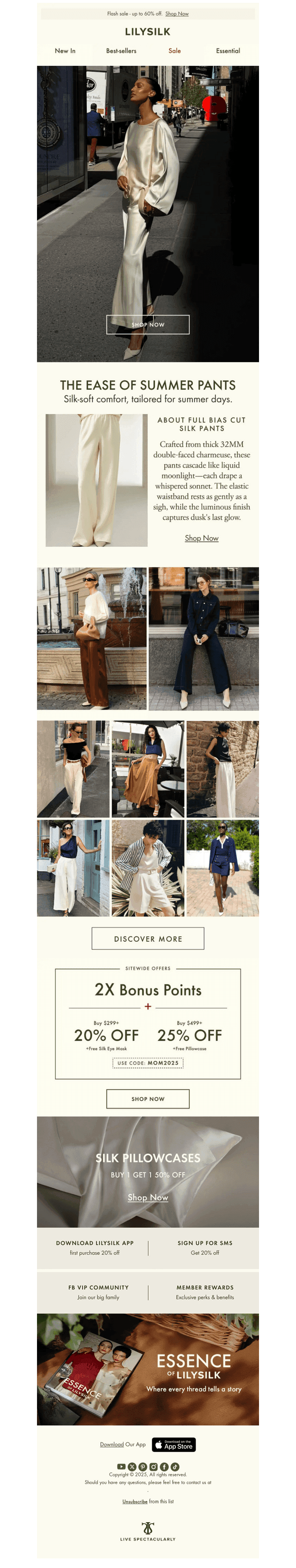 Fluid Motion Silk Trousers