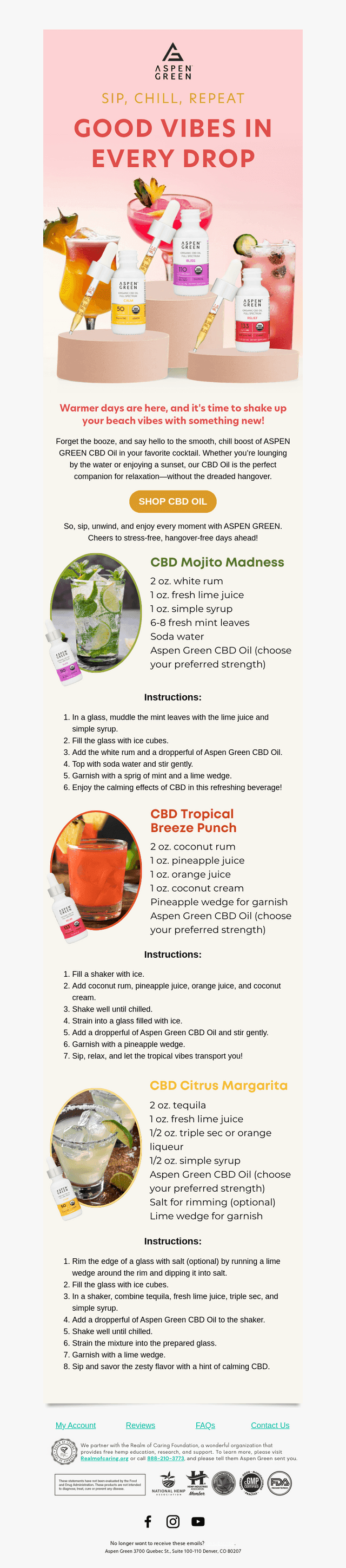 CBD Cocktails > Hangovers 🍹✨