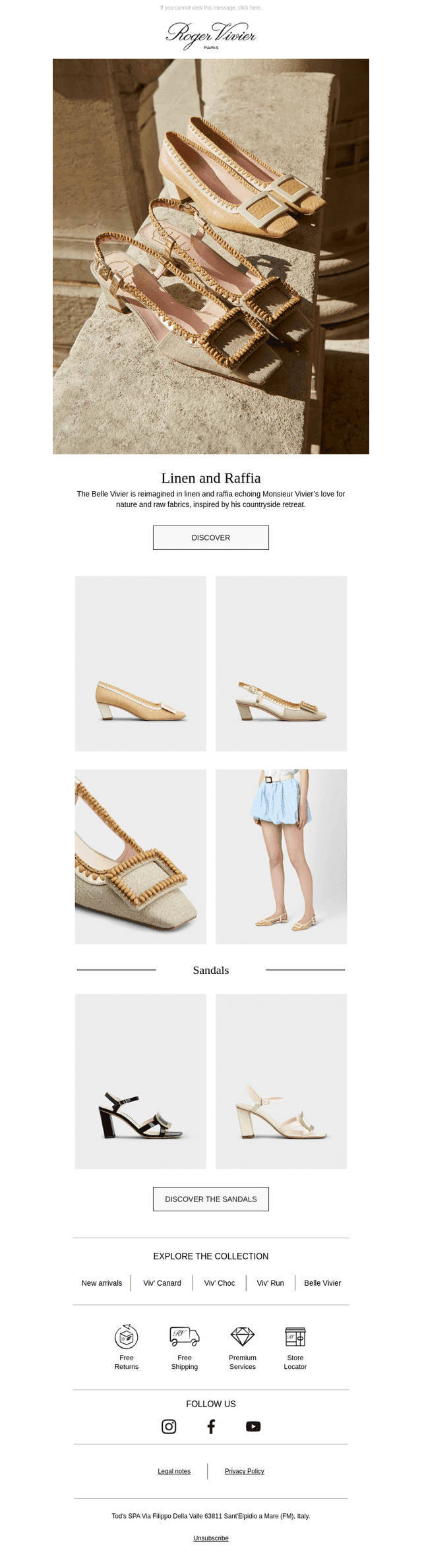 Belle Vivier’s summer textures