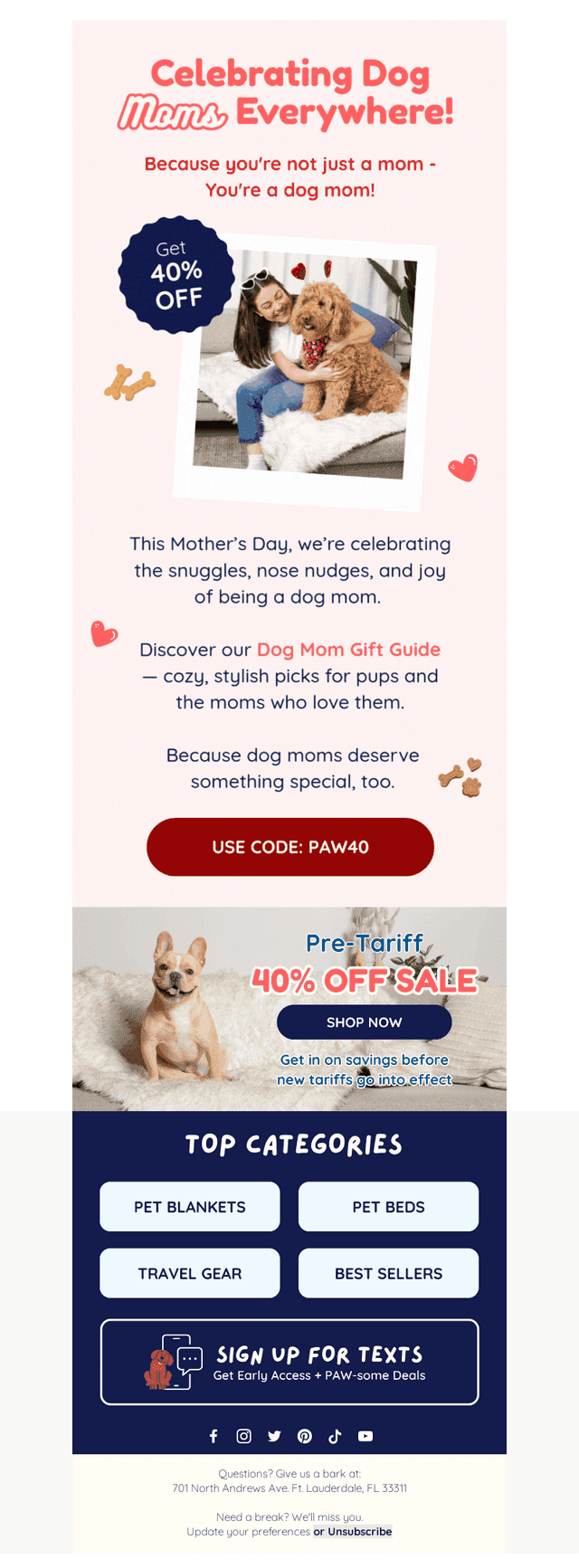 Celebrating Dog Moms Everywhere!