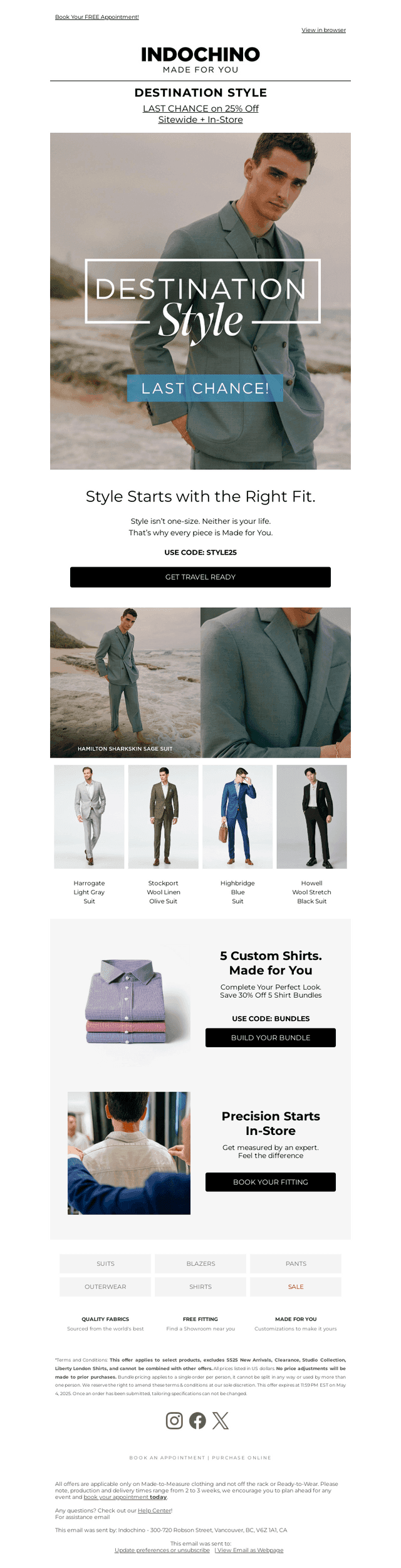 Pack Up and Save 25% Sitewide
