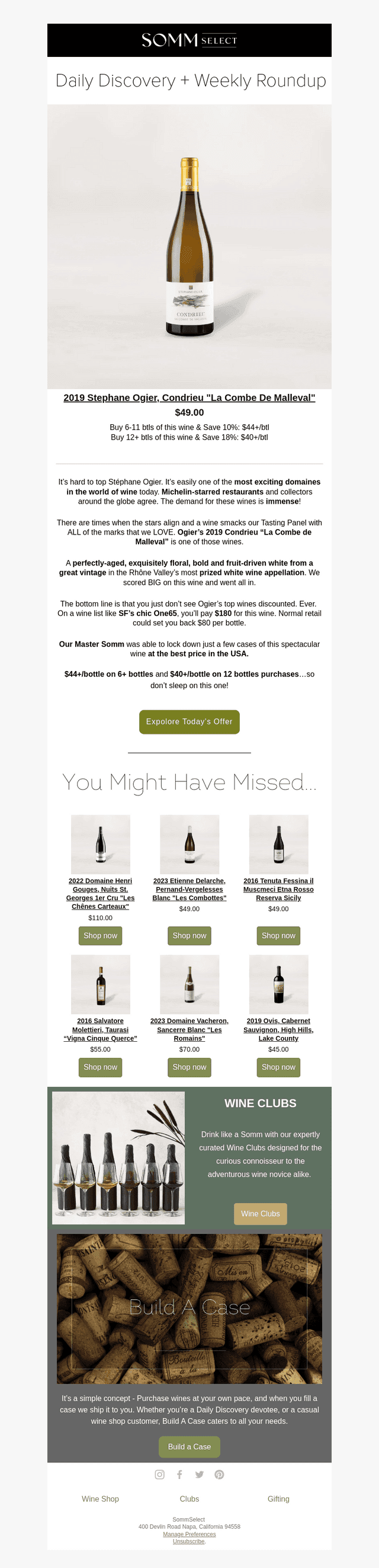 BONKERS Condrieu Deal