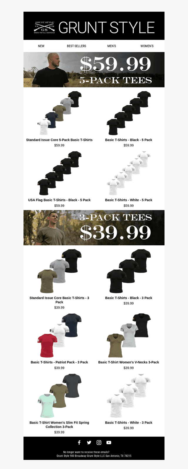 💥FLASH SALE: TEES FROM $12 EACH
