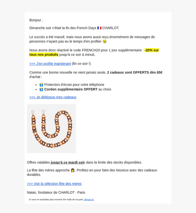 Une très grosse surprise 👀 !