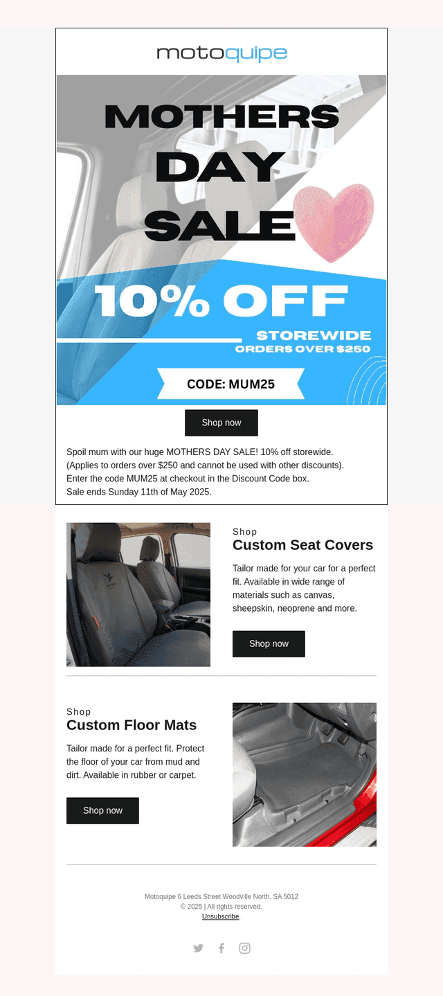 Make Mum's Day Special,  – Get 10% Off