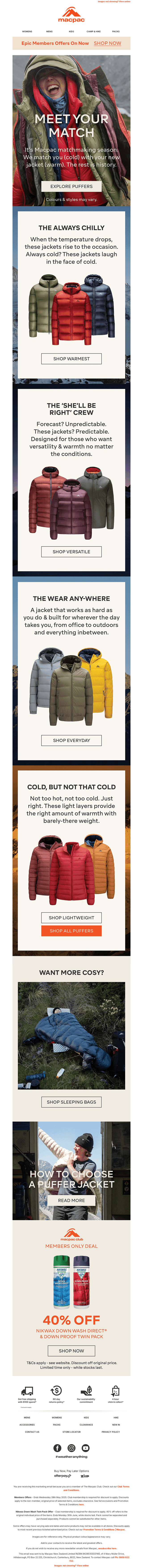 The Puffer Guide: Meet Your Match