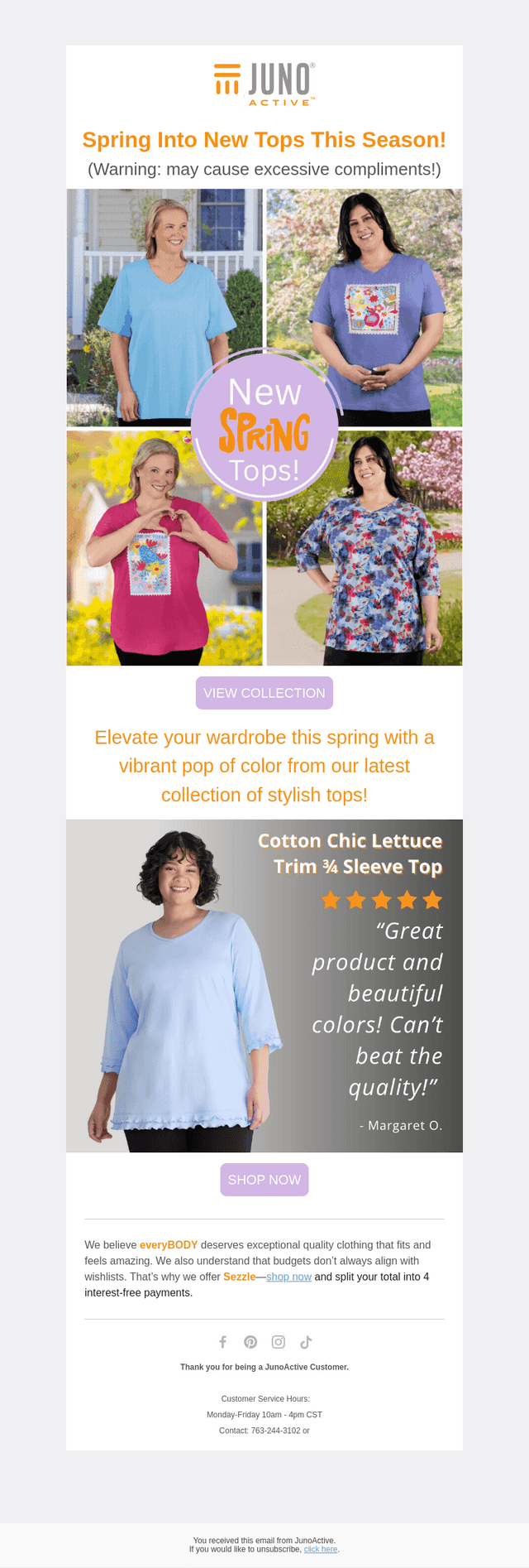 Fresh New Tops Await! 🌸