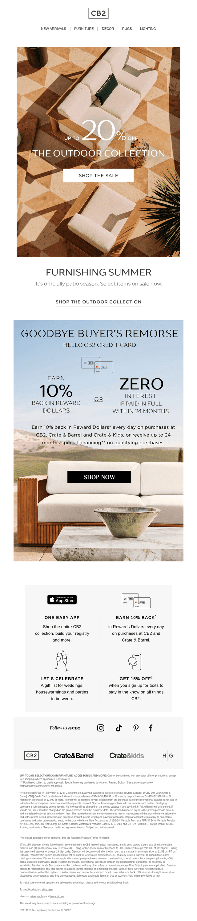 OUTDOOR NOW ON SALE