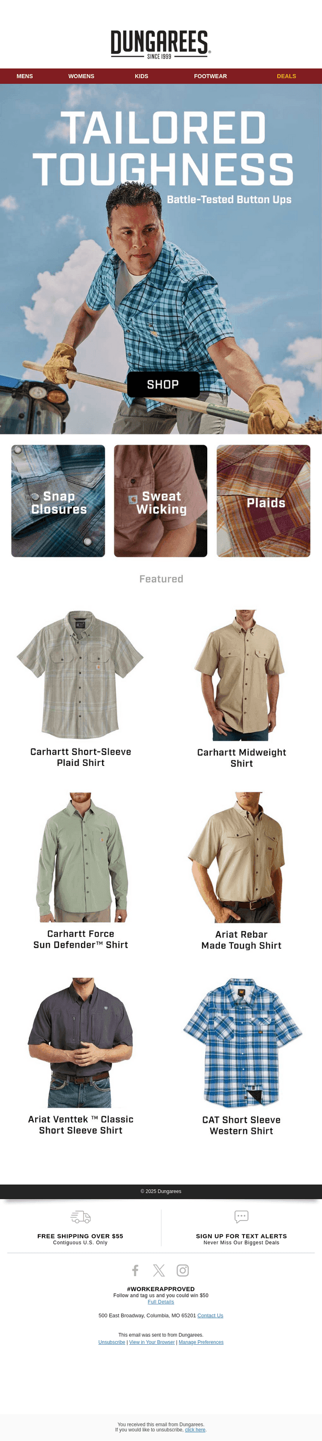 Button-Ups Built for Work & Weekends