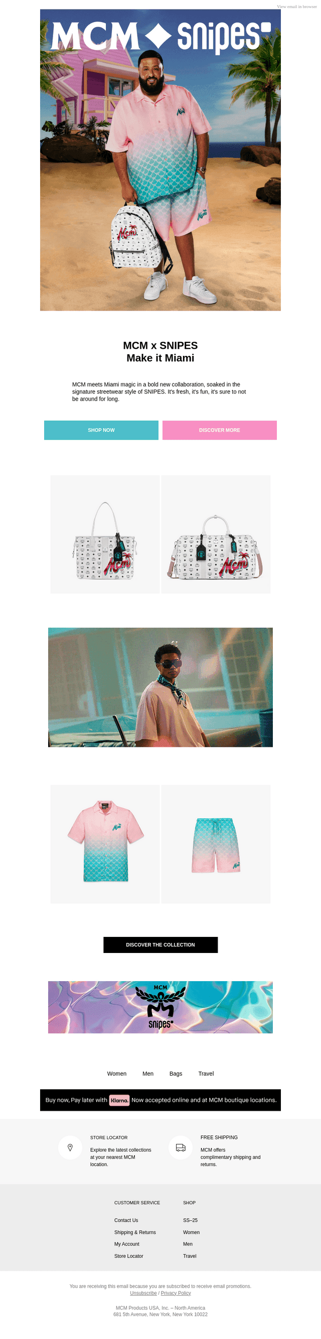 MCM x SNIPES: New Drip