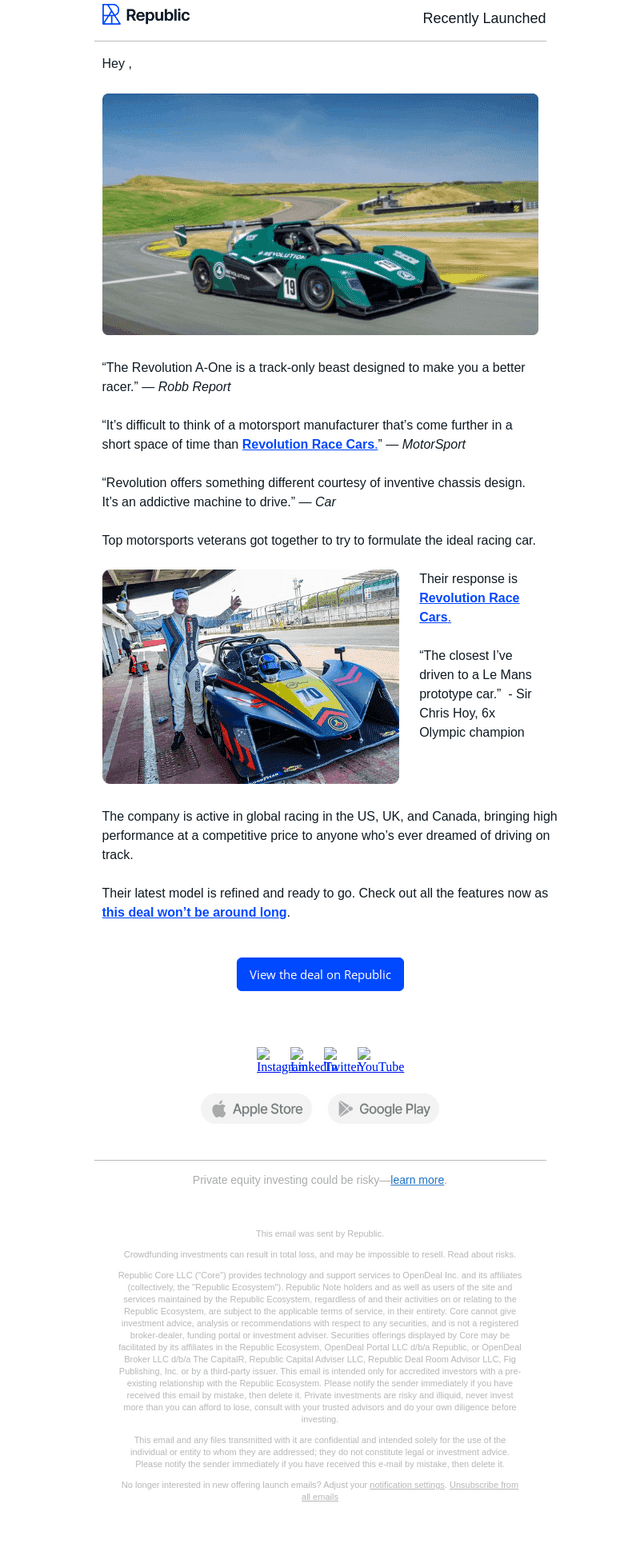 “An addictive machine to drive”
