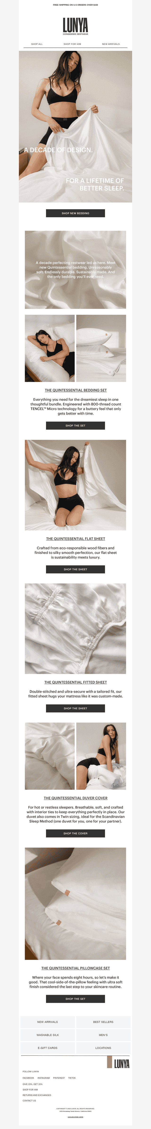 THE ONLY BEDDING YOU’LL EVER NEED