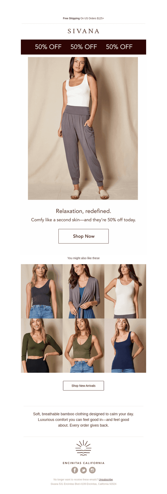 50% OFF—While they last...