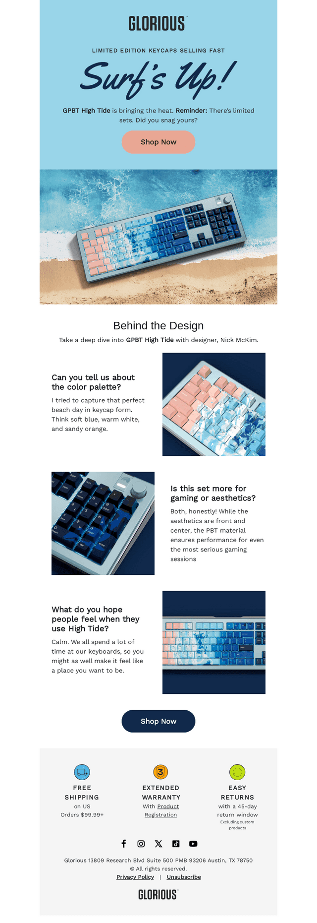 Behind the design: GPBT High Tide.