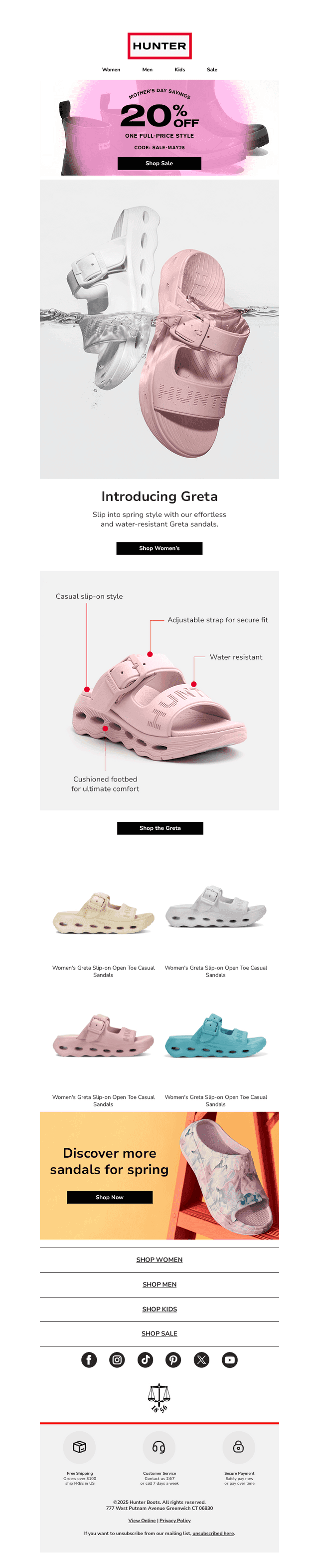 Meet our Greta Sandal