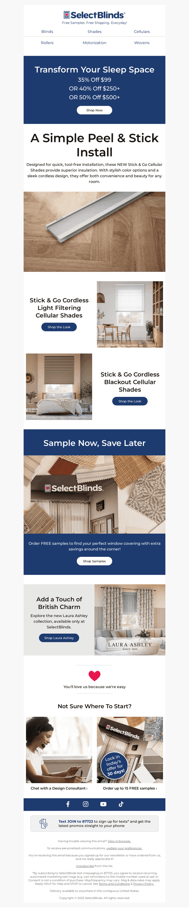 Refresh your space with new Stick & Go Cellulars