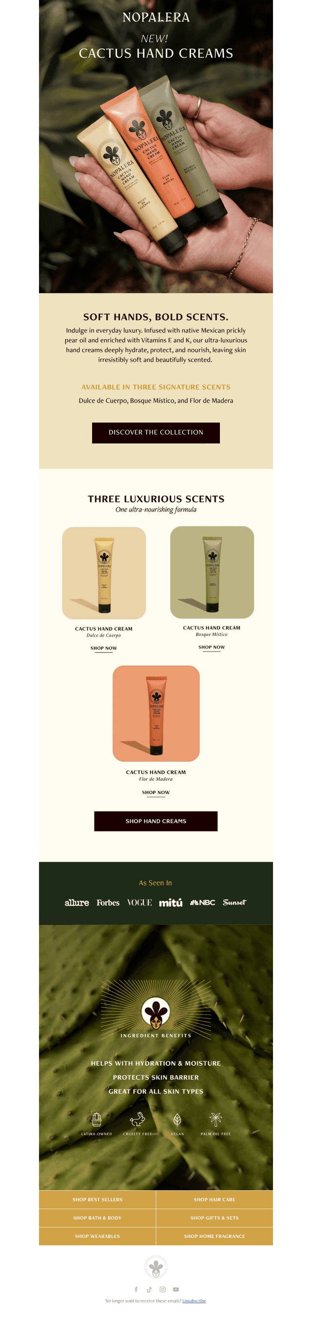 New! Cactus Hand Creams 🌵