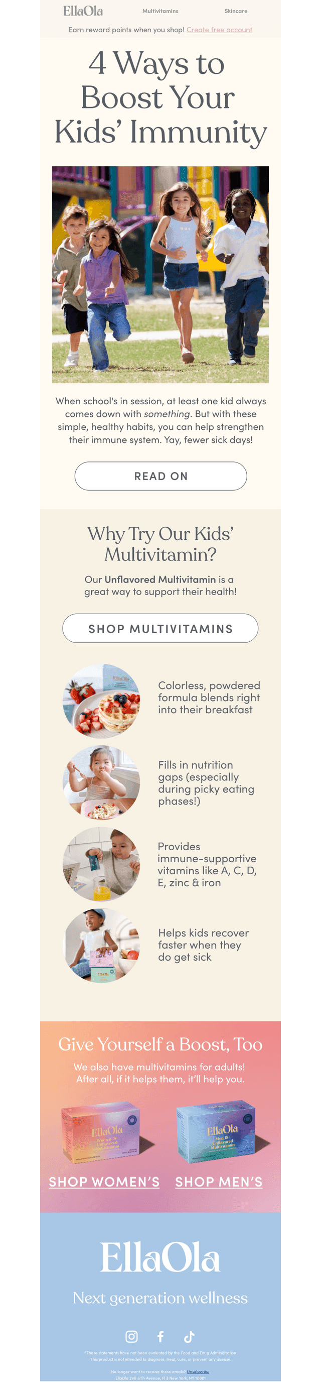 4 Tips for Boosting Kids’ Immunity ↗️