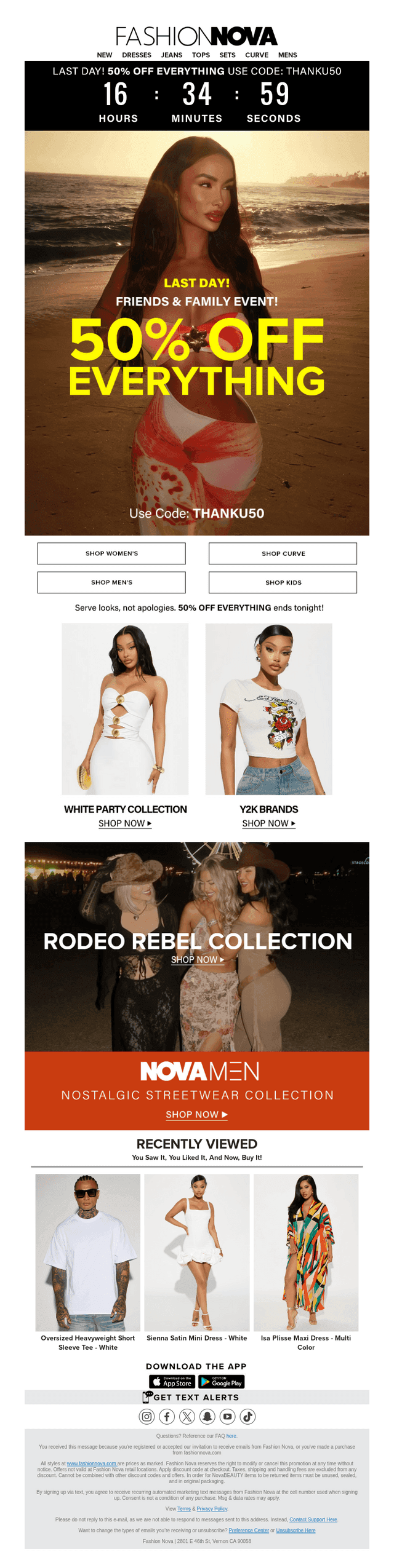 🚨LAST DAY🚨50% OFF EVERYTHING🚨