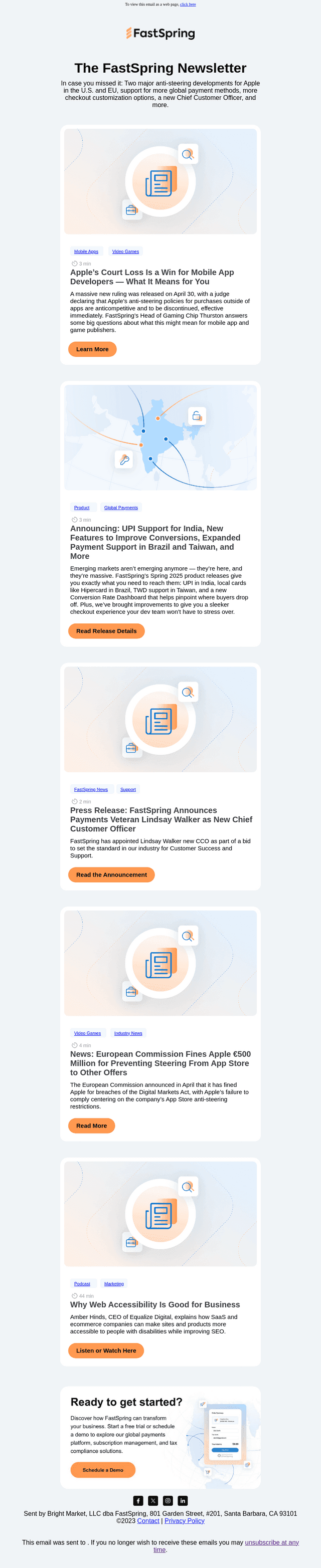 FastSpring email from Thu, May 15, 2025