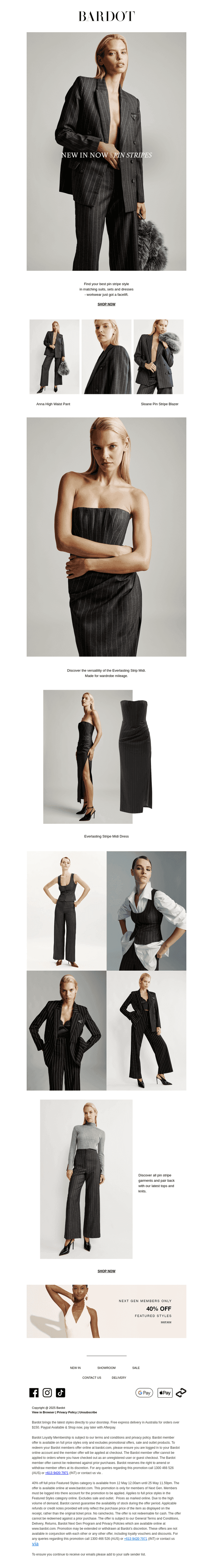 New In Now | Pin Stripes