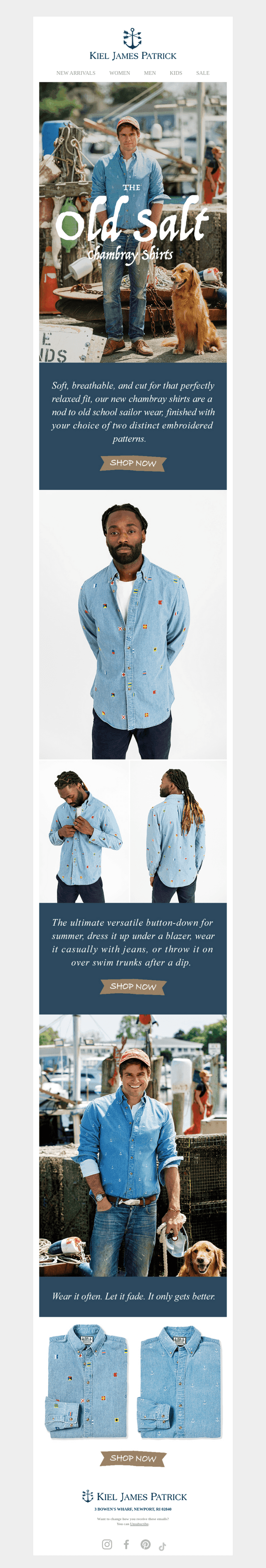The Old Salt Chambray Shirts