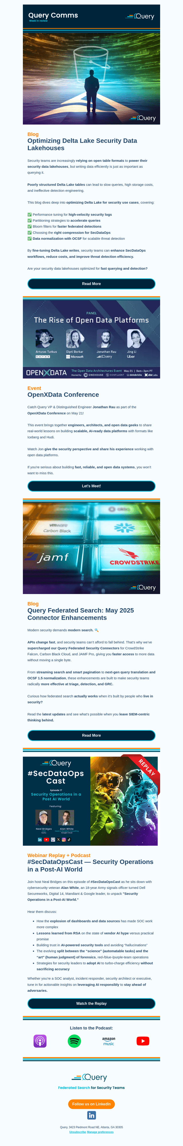 Query email from Fri, May 16, 2025