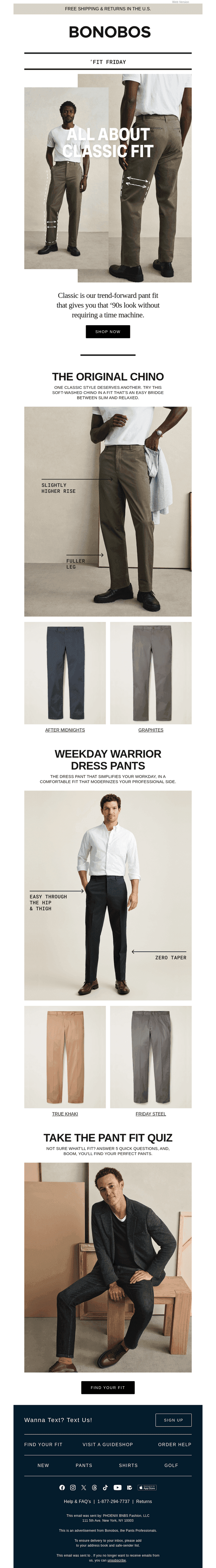 Pants With a Classic Fit