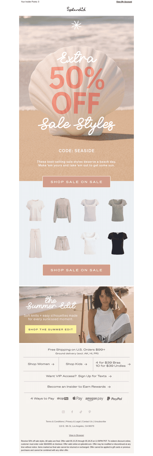 Sun ☀️ Sea 🌊 Sale 🛍️ Extra 50% Off