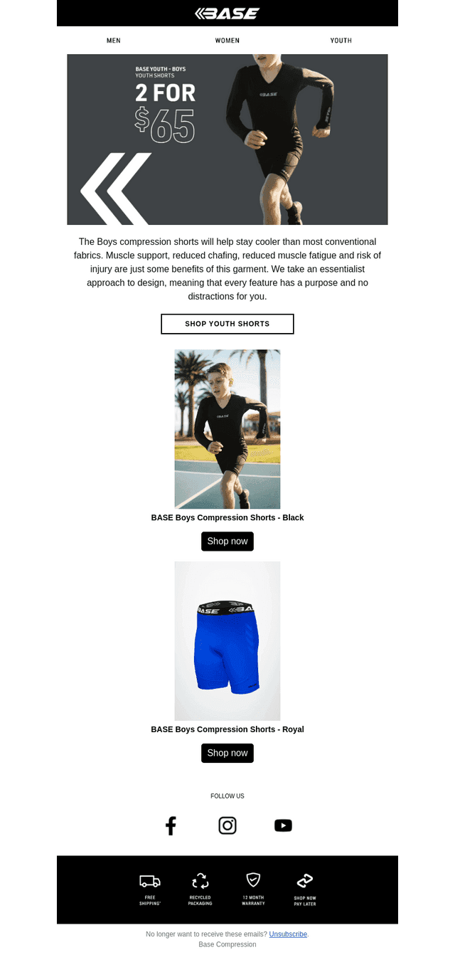 Grab 2 Boys Shorts for $65 🙌