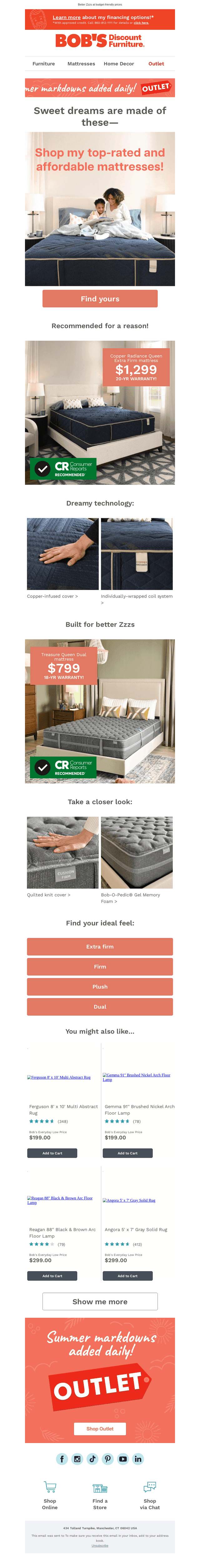 My Consumer Reports recommended mattresses ✅