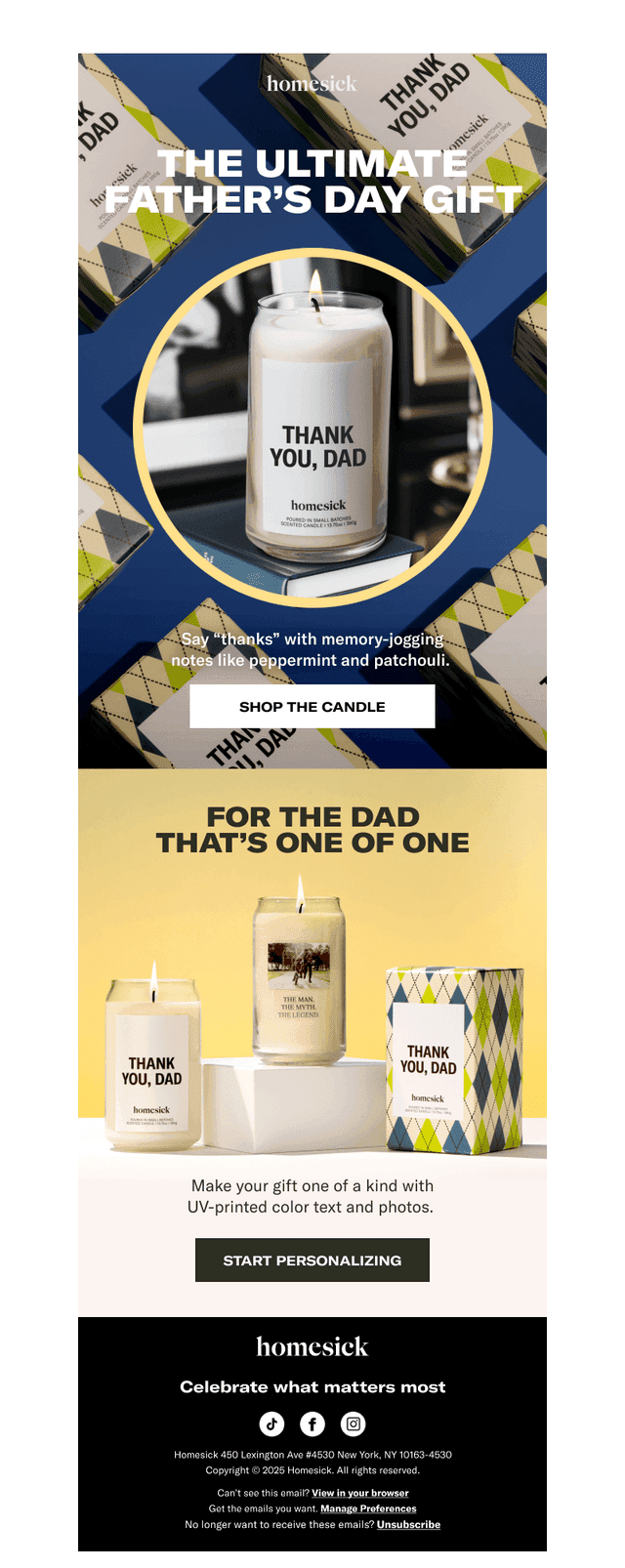 NEW: Thank You, Dad 🕯