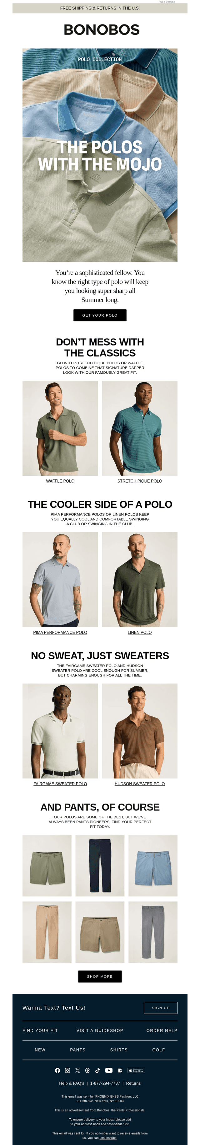 Let’s Get You in a Polo
