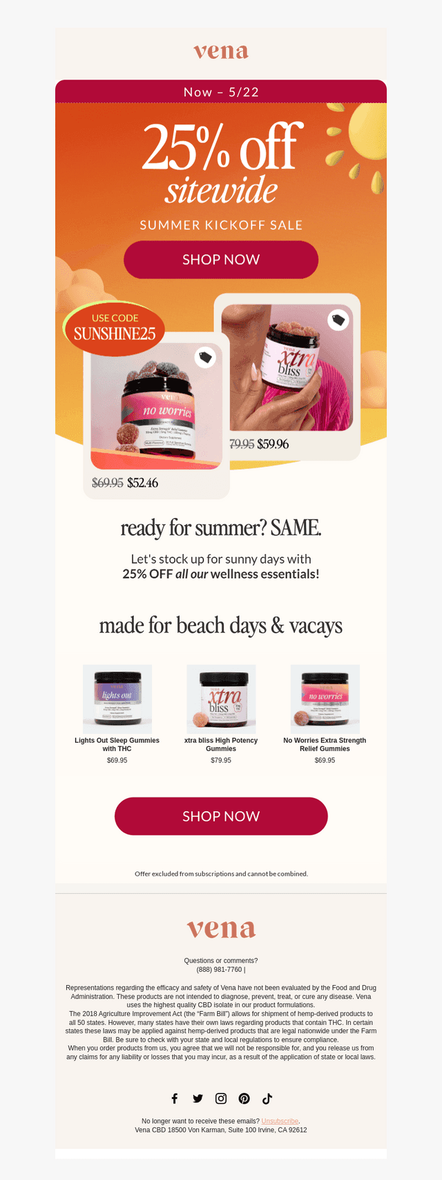 25% off sitewide starts now 💛