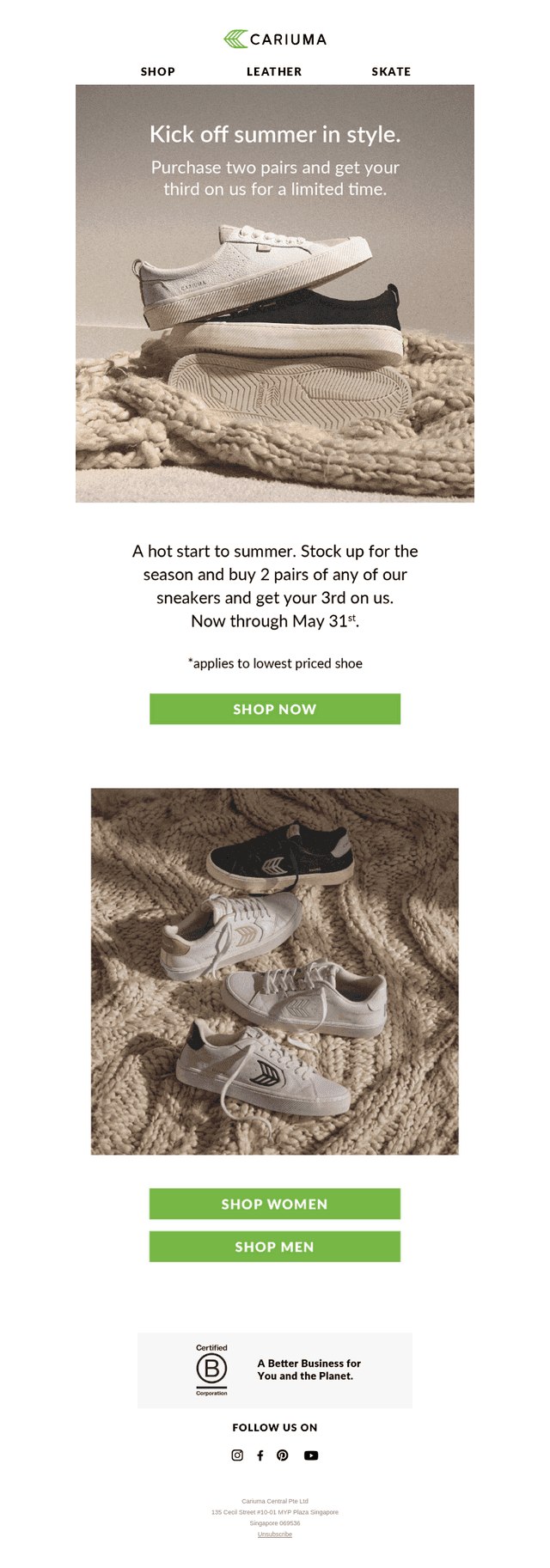 BUY 2, GET THE 3RD FREE