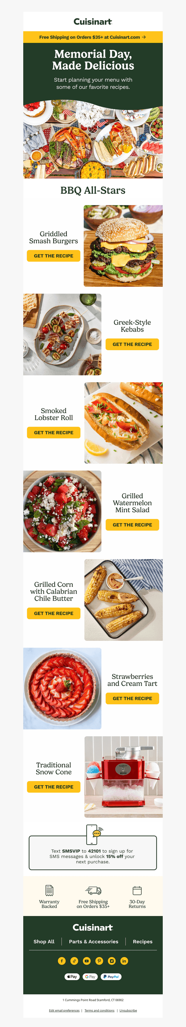 The only Memorial Day menu you'll need
