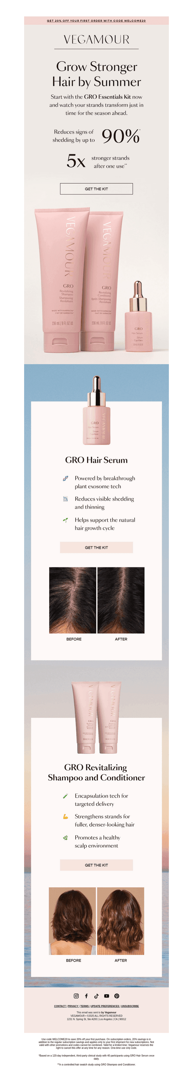 Summer’s coming. Are your strands ready? 🌞