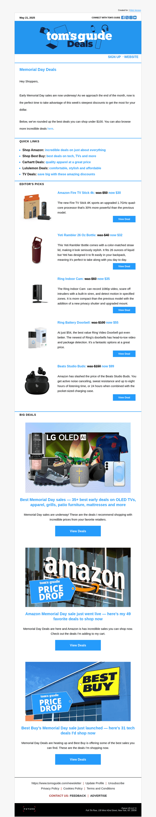 SmartBrief email from Wed, May 21, 2025