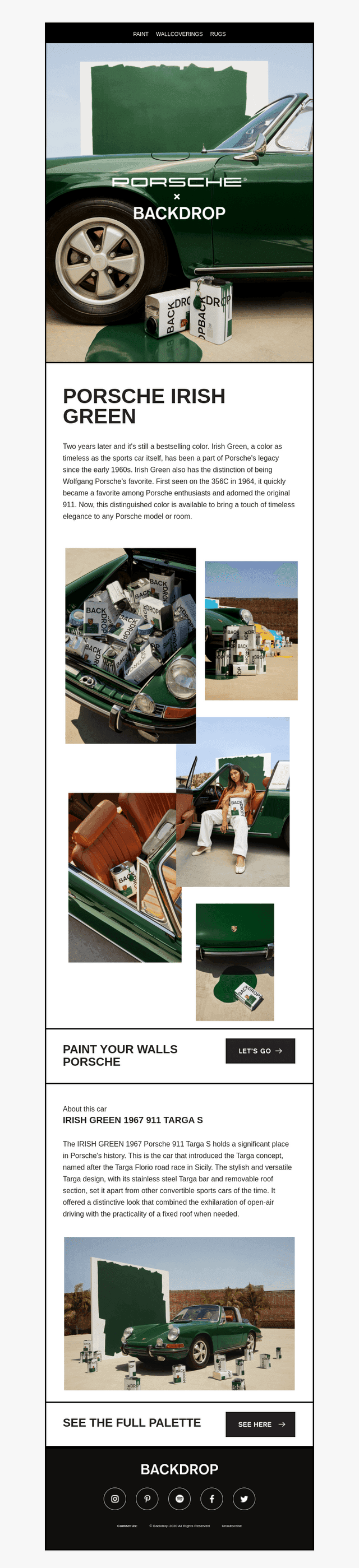 PORSCHE IRISH GREEN