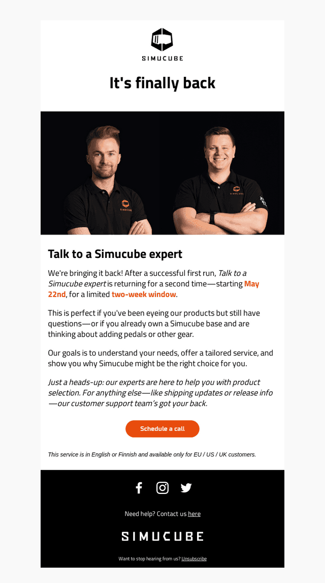 Thinking Simucube? 🤔