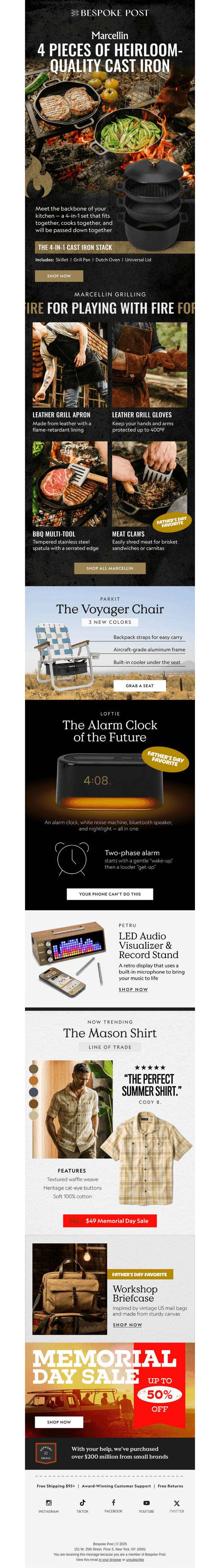 Bespoke Post email from Thu, May 22, 2025