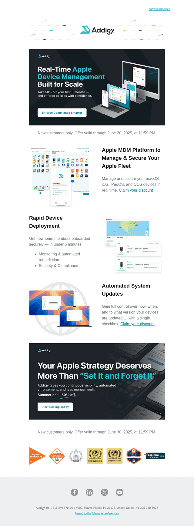 Limited Time - 50% Off Apple MDM