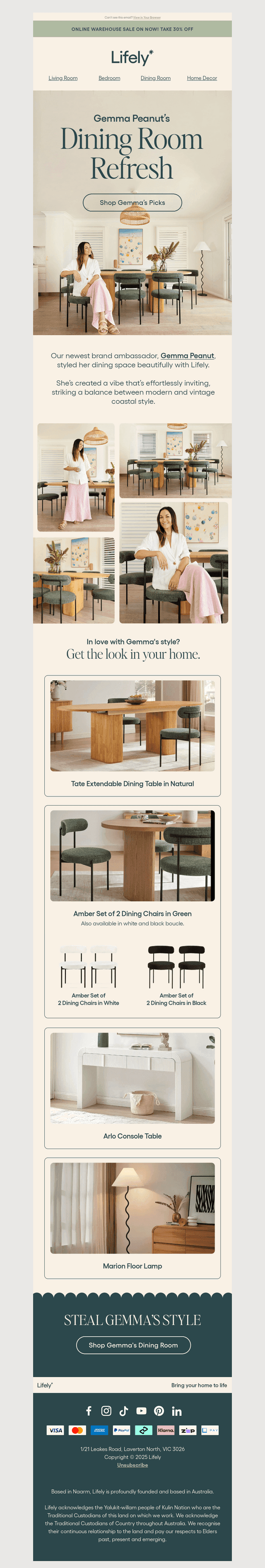 A dining space worth showing off