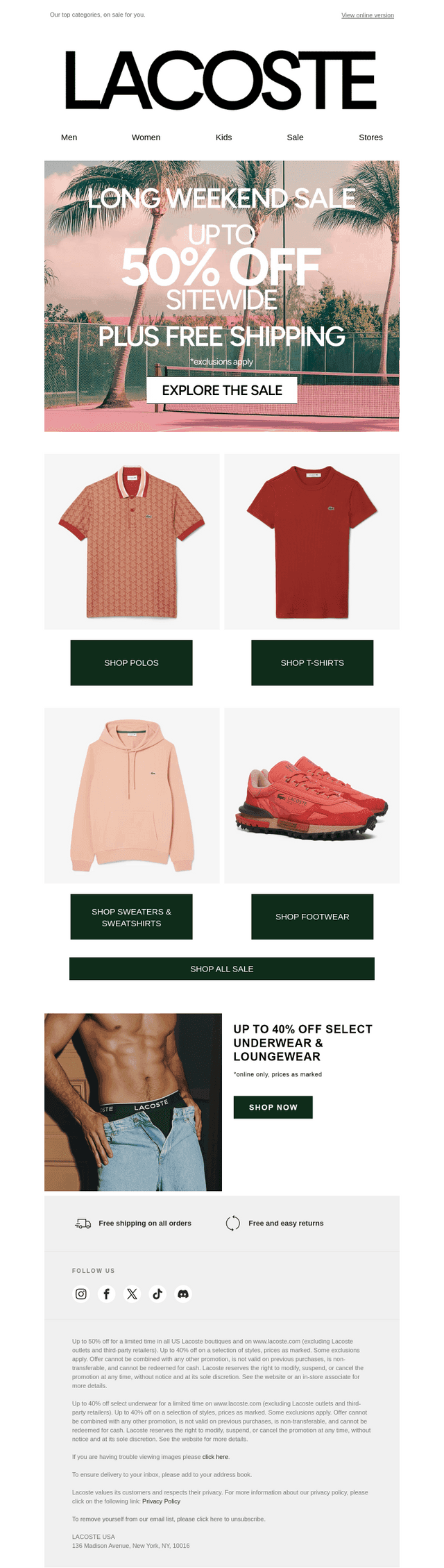 Up to 50% Off Sitewide.