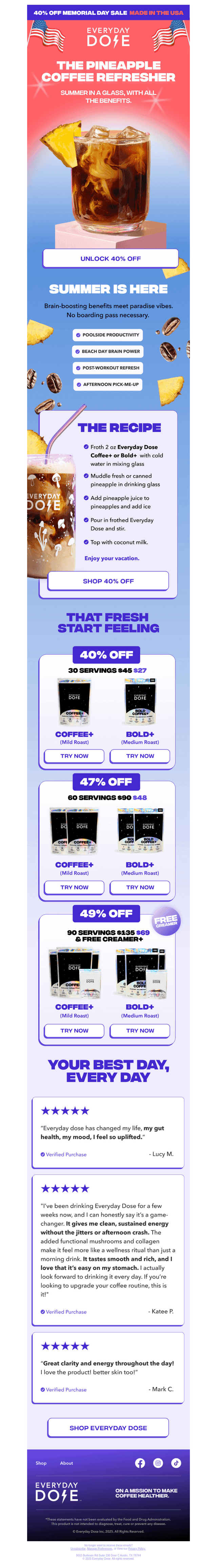 Everyday Dose email from Fri, May 23, 2025