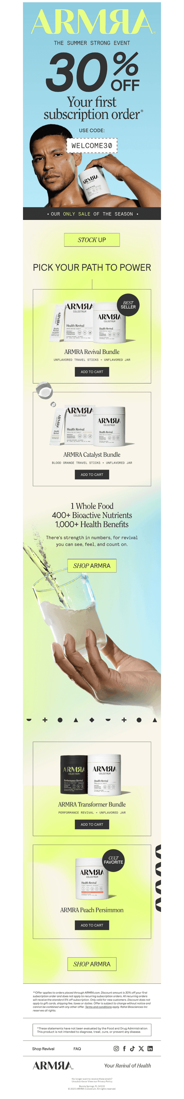 Celebrate 30% Off Your First Subscription Order